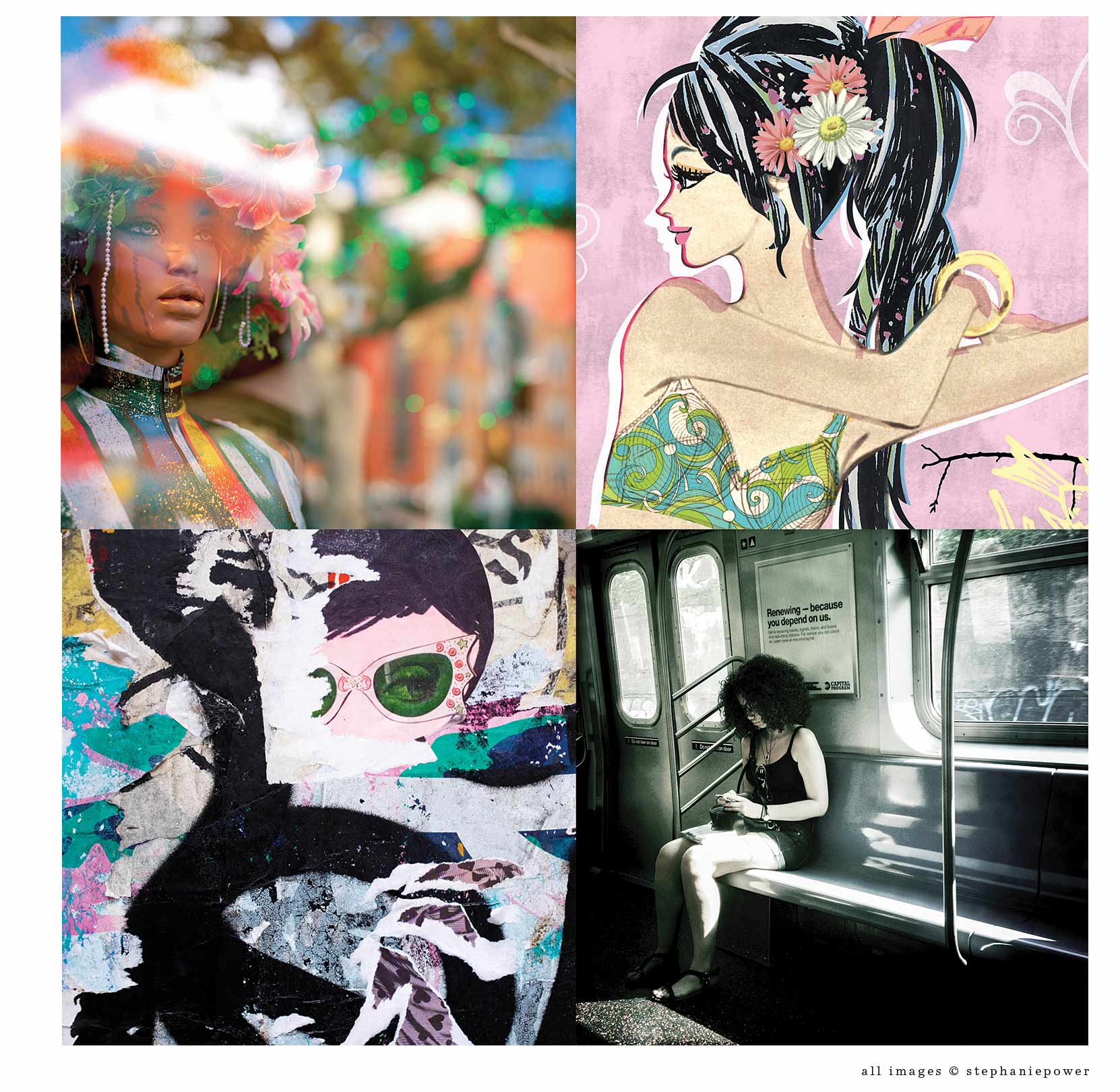stefanie power's website portfolio
